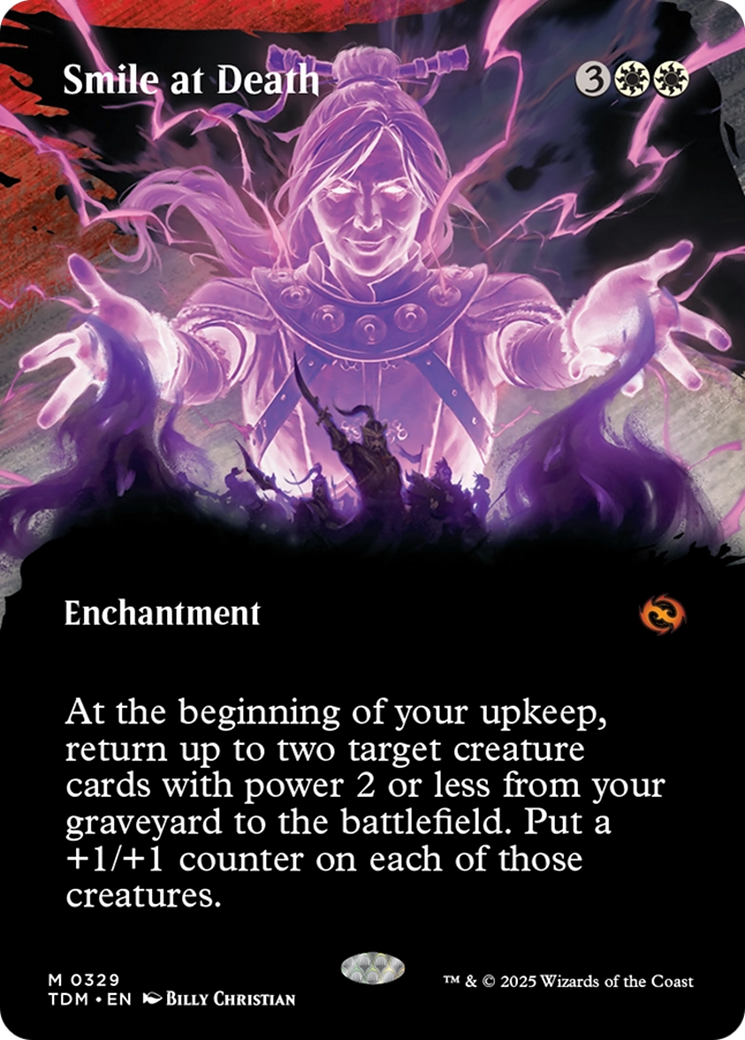 Smile at Death (Borderless) [Tarkir: Dragonstorm] | Exor Games Truro