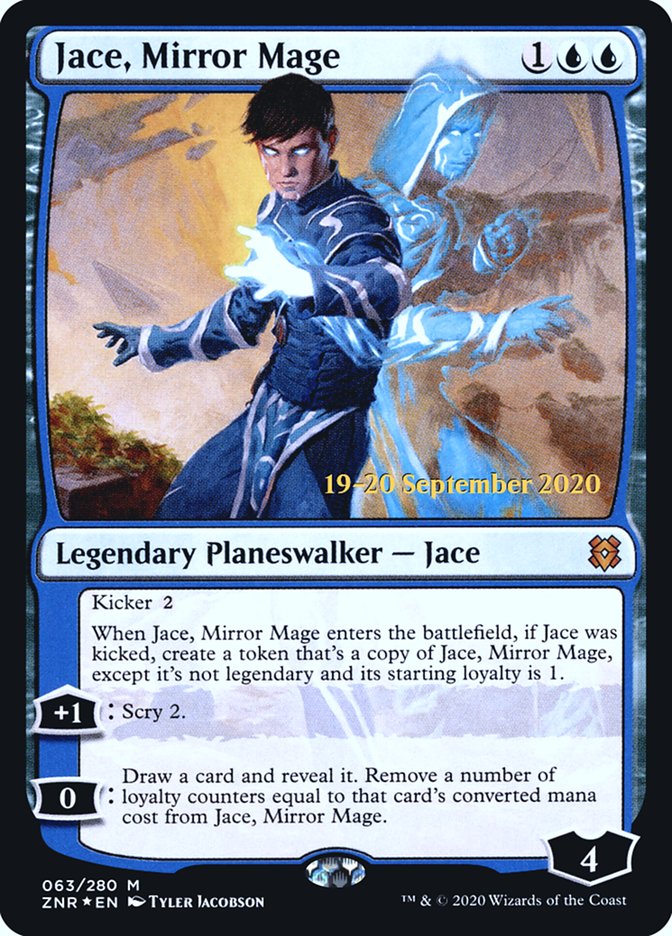 Jace, Mirror Mage [Zendikar Rising Prerelease Promos] | Exor Games Truro