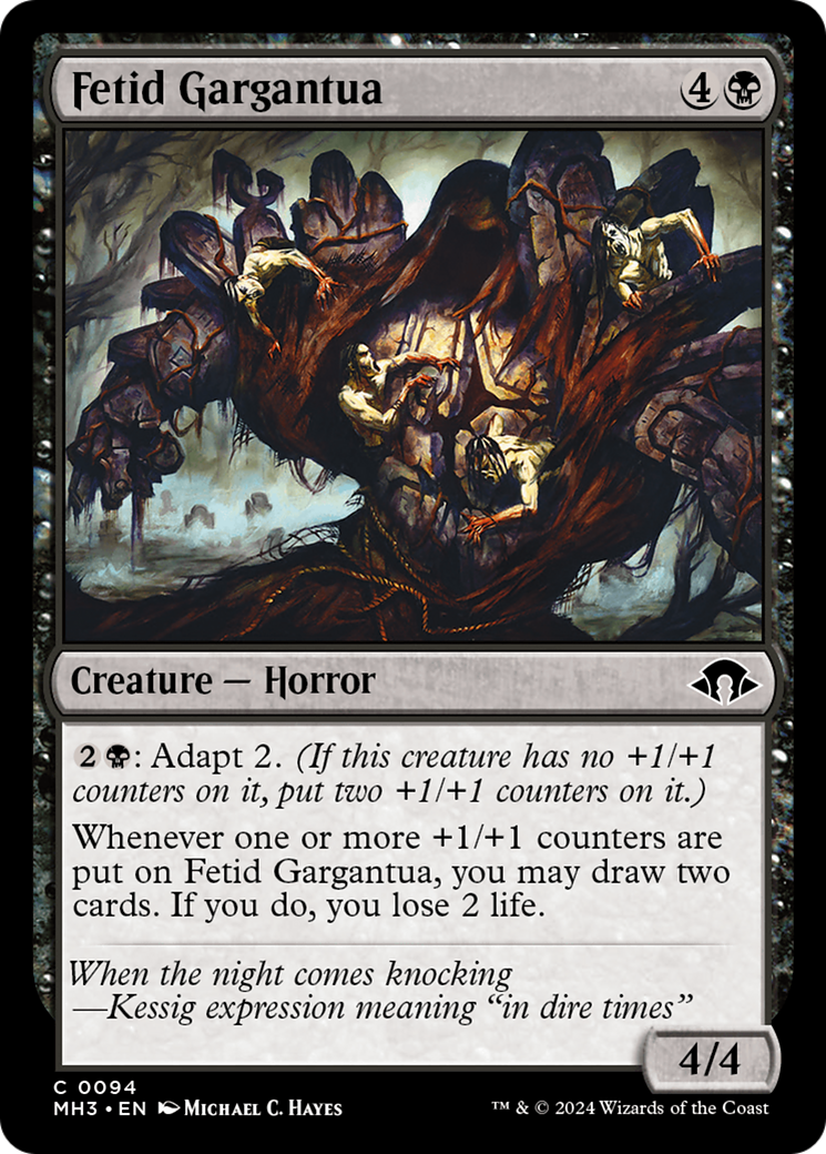 Fetid Gargantua [Modern Horizons 3] | Exor Games Truro