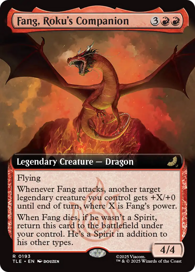 Fang, Roku's Companion (Extended Art) [Avatar: The Last Airbender: Eternal-Legal] | Exor Games Truro