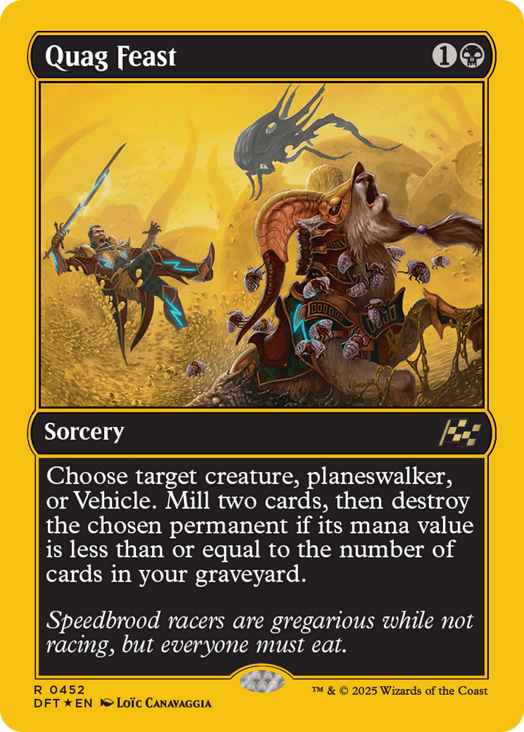 Quag Feast (First-Place Foil) [Aetherdrift] | Exor Games Truro