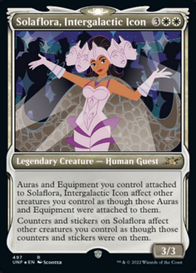 Solaflora, Intergalactic Icon (Showcase) (Galaxy Foil) [Unfinity] | Exor Games Truro