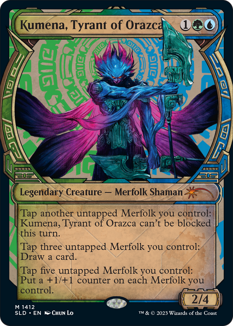 Kumena, Tyrant of Orazca (Rainbow Foil) [Secret Lair Drop Series] | Exor Games Truro