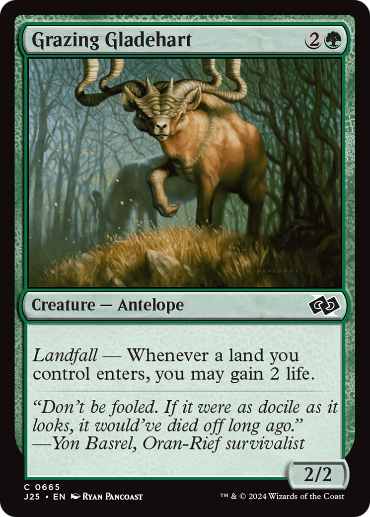 Grazing Gladehart [Foundations Jumpstart] | Exor Games Truro