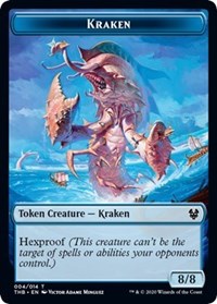 Kraken // Satyr Double-Sided Token [Theros Beyond Death Tokens] | Exor Games Truro