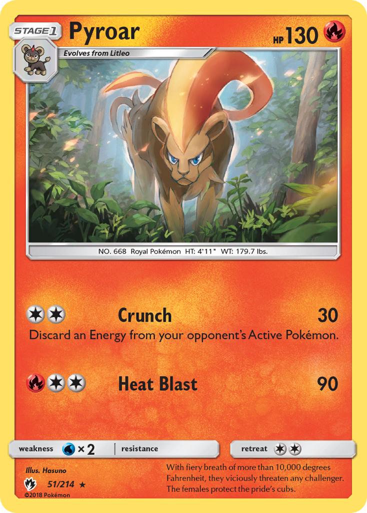 Pyroar (51/214) [Sun & Moon: Lost Thunder] | Exor Games Truro