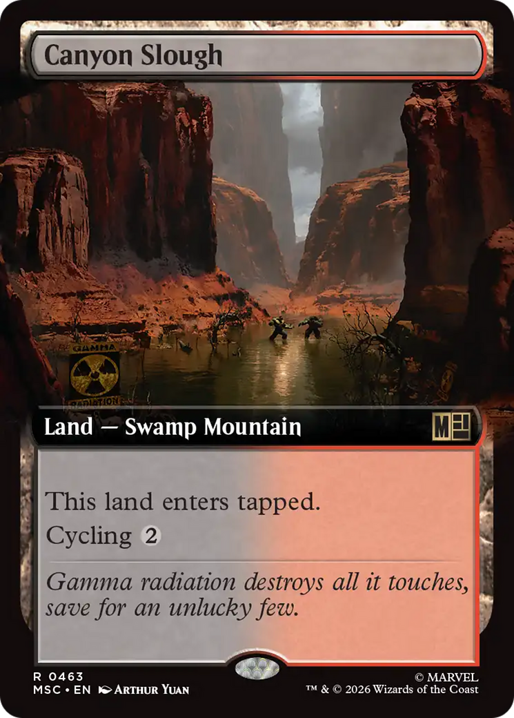 Canyon Slough (Extended Art) [Marvel Super Heroes Commander] | Exor Games Truro