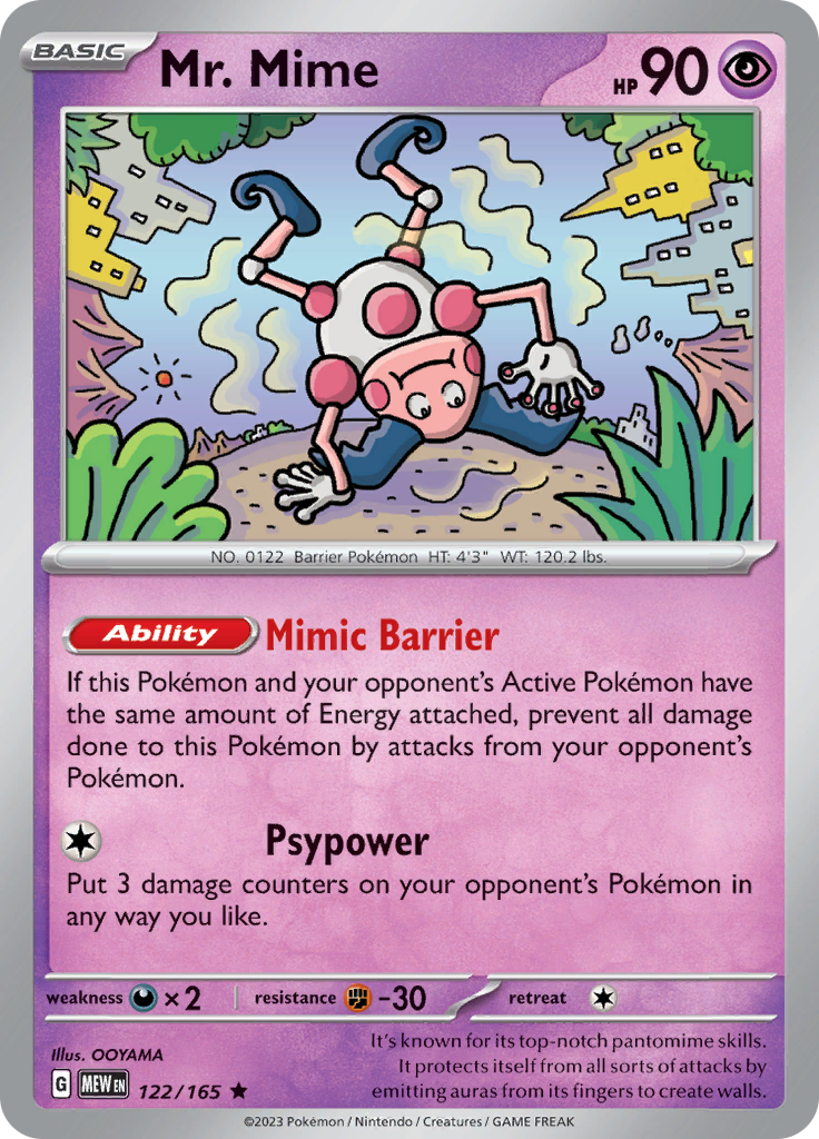 Mr. Mime (122/165) [Scarlet & Violet 151] | Exor Games Truro