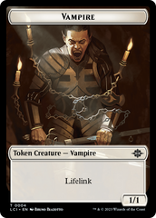 Vampire // Skeleton Pirate Double-Sided Token [The Lost Caverns of Ixalan Tokens] | Exor Games Truro