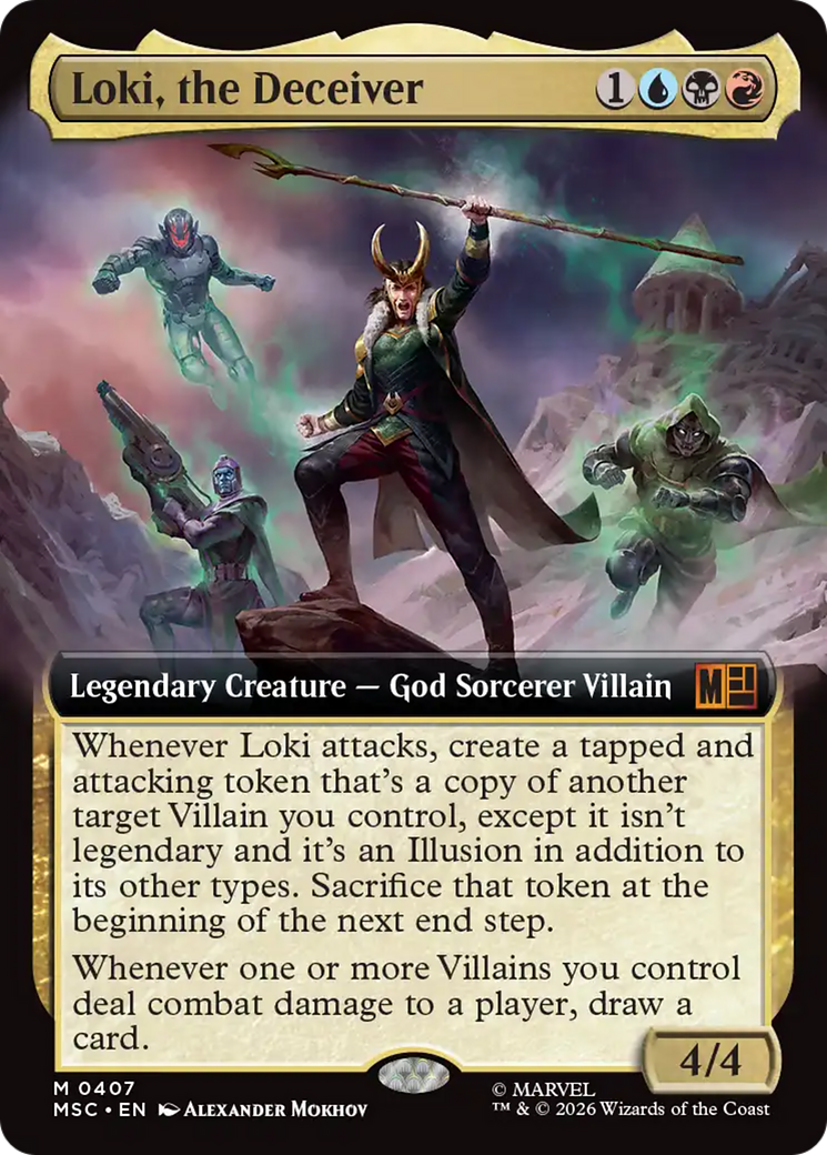 Loki, the Deceiver (Extended Art) [Marvel Super Heroes Commander] | Exor Games Truro