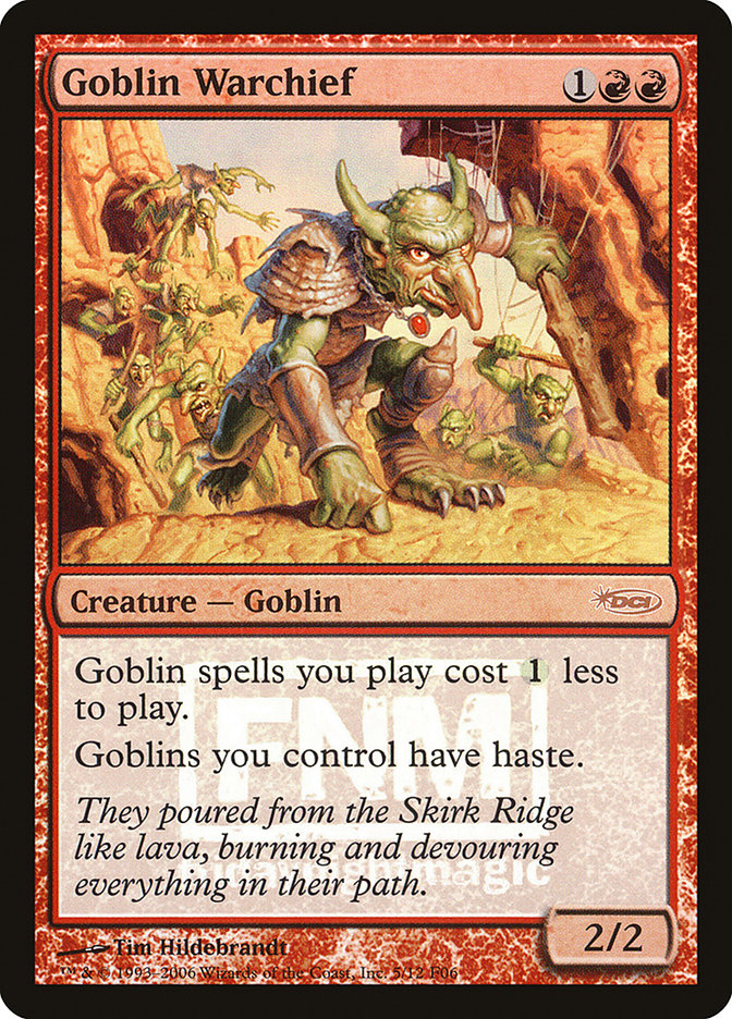 Goblin Warchief [Friday Night Magic 2006] | Exor Games Truro