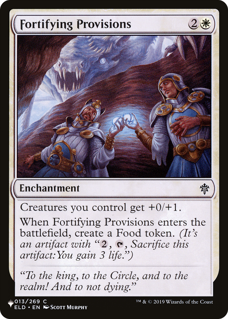 Fortifying Provisions [The List] | Exor Games Truro