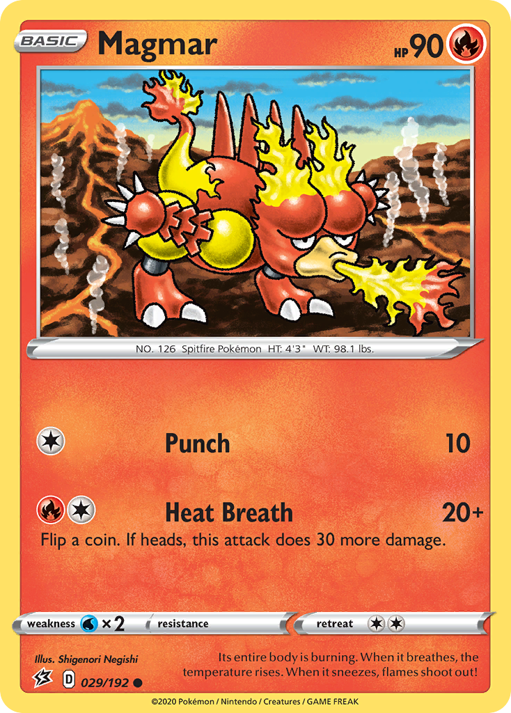 Magmar (029/192) [Sword & Shield: Rebel Clash] | Exor Games Truro