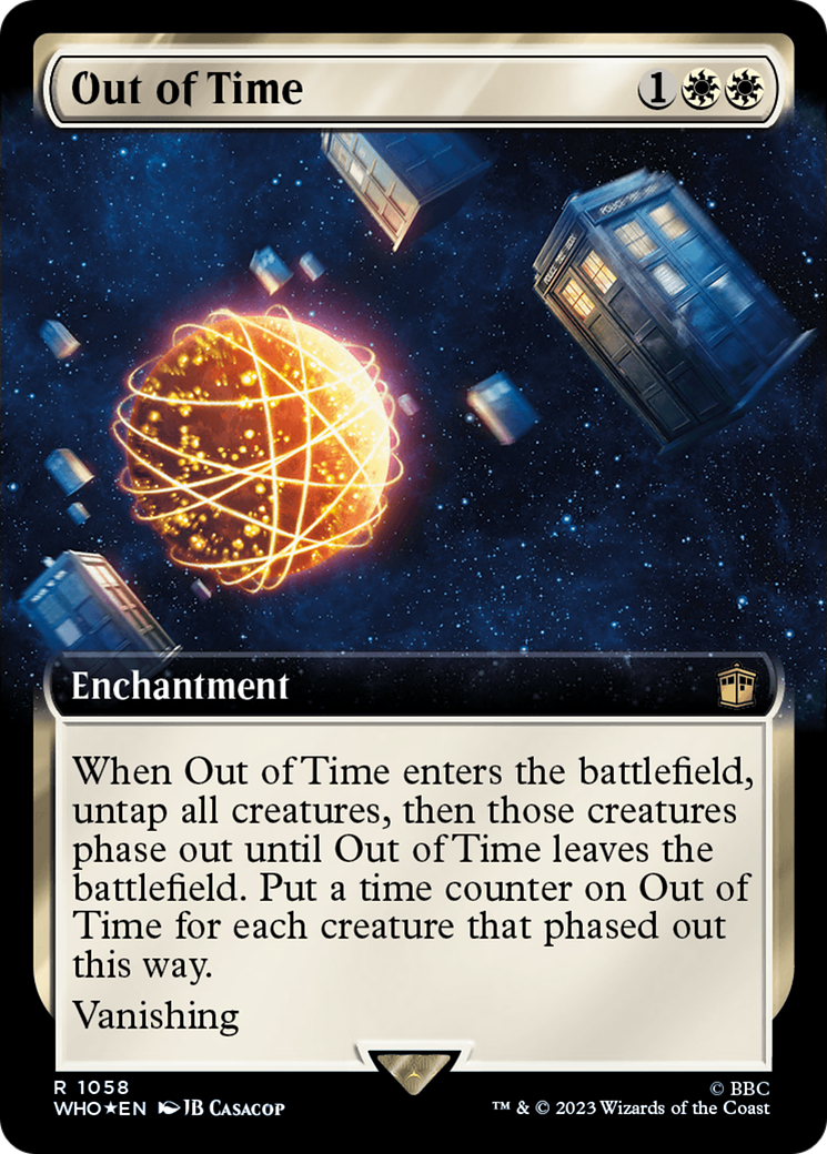 Out of Time (Extended Art) (Surge Foil) [Doctor Who] | Exor Games Truro