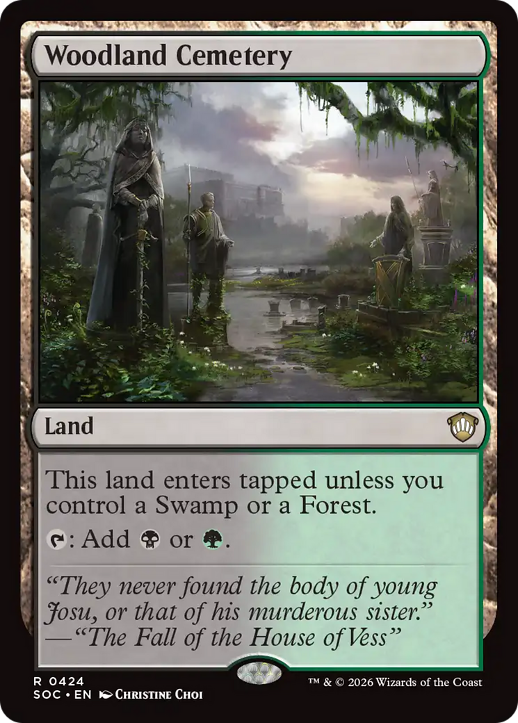Woodland Cemetery [Secrets of Strixhaven Commander] | Exor Games Truro