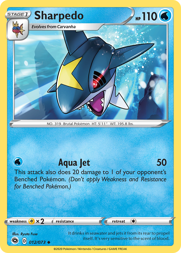 Sharpedo (012/073) [Sword & Shield: Champion's Path] | Exor Games Truro