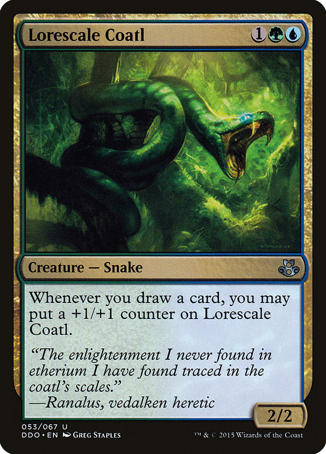 Lorescale Coatl [Duel Decks: Elspeth vs. Kiora] | Exor Games Truro
