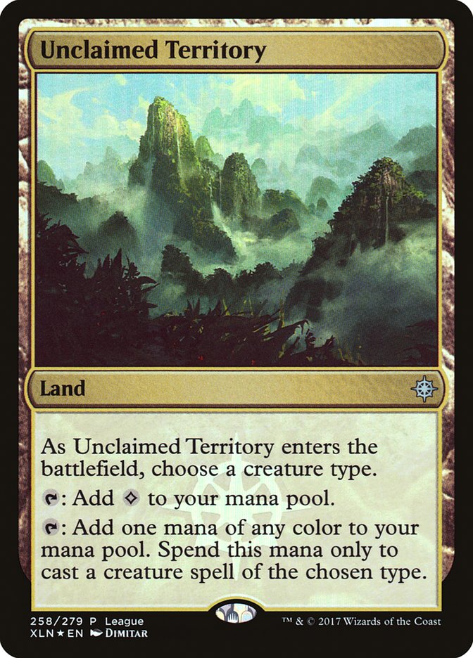 Unclaimed Territory (League) [Ixalan Promos] | Exor Games Truro