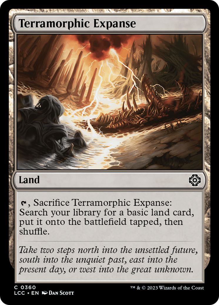 Terramorphic Expanse [The Lost Caverns of Ixalan Commander] | Exor Games Truro