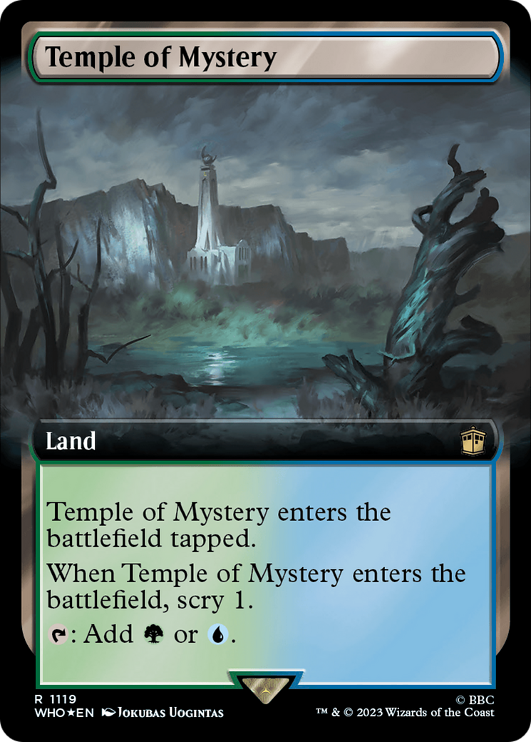 Temple of Mystery (Extended Art) (Surge Foil) [Doctor Who] | Exor Games Truro