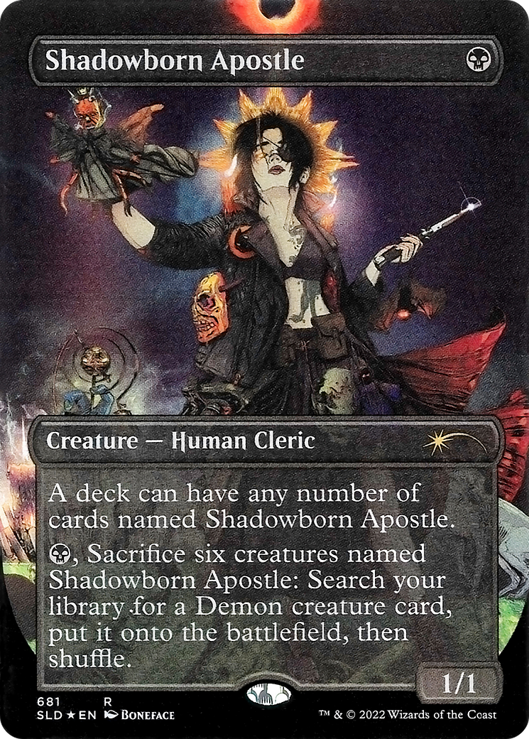 Shadowborn Apostle (681) (Borderless) [Secret Lair Drop Promos] | Exor Games Truro