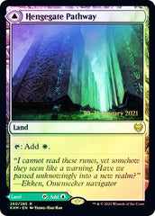 Hengegate Pathway // Mistgate Pathway [Kaldheim Prerelease Promos] | Exor Games Truro