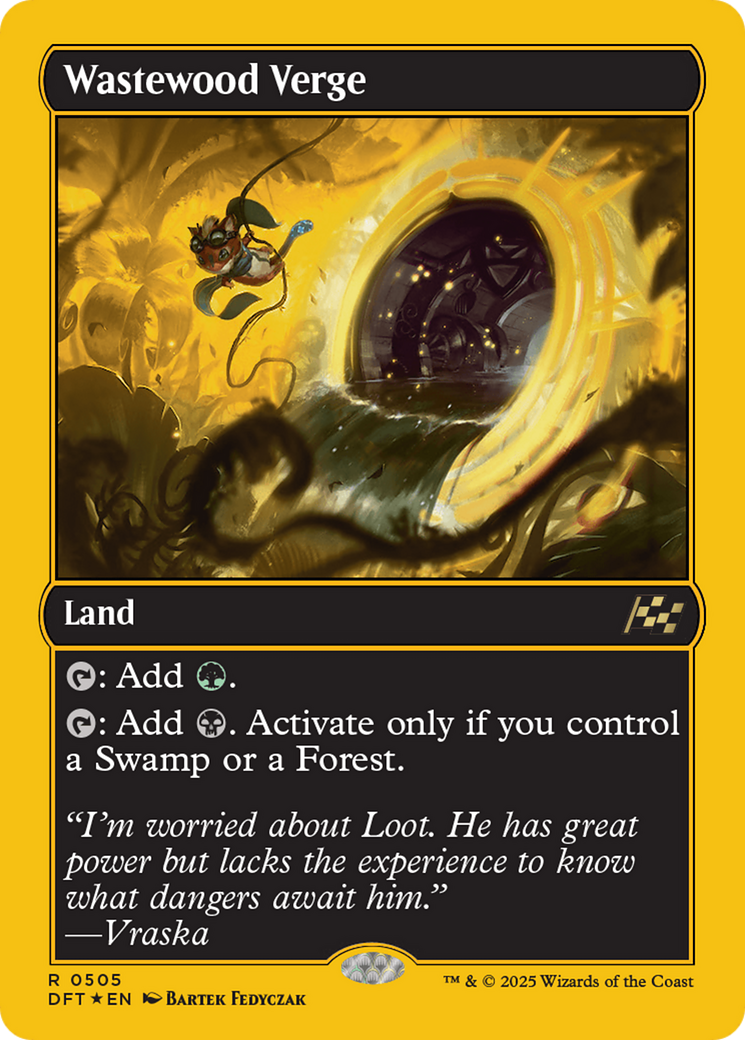 Wastewood Verge (First-Place Foil) [Aetherdrift] | Exor Games Truro