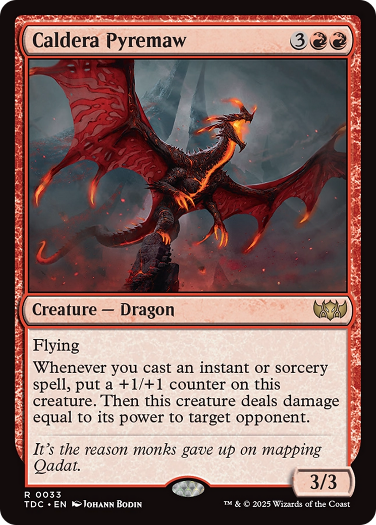 Caldera Pyremaw [Tarkir: Dragonstorm Commander] | Exor Games Truro