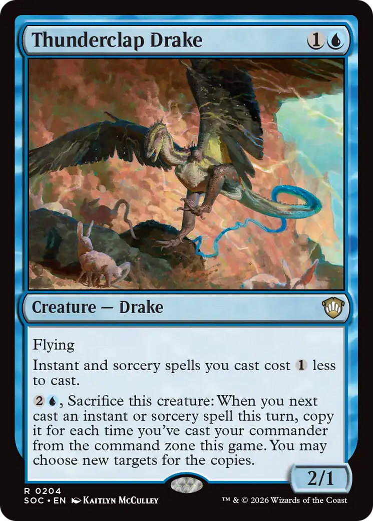 Thunderclap Drake [Secrets of Strixhaven Commander] | Exor Games Truro