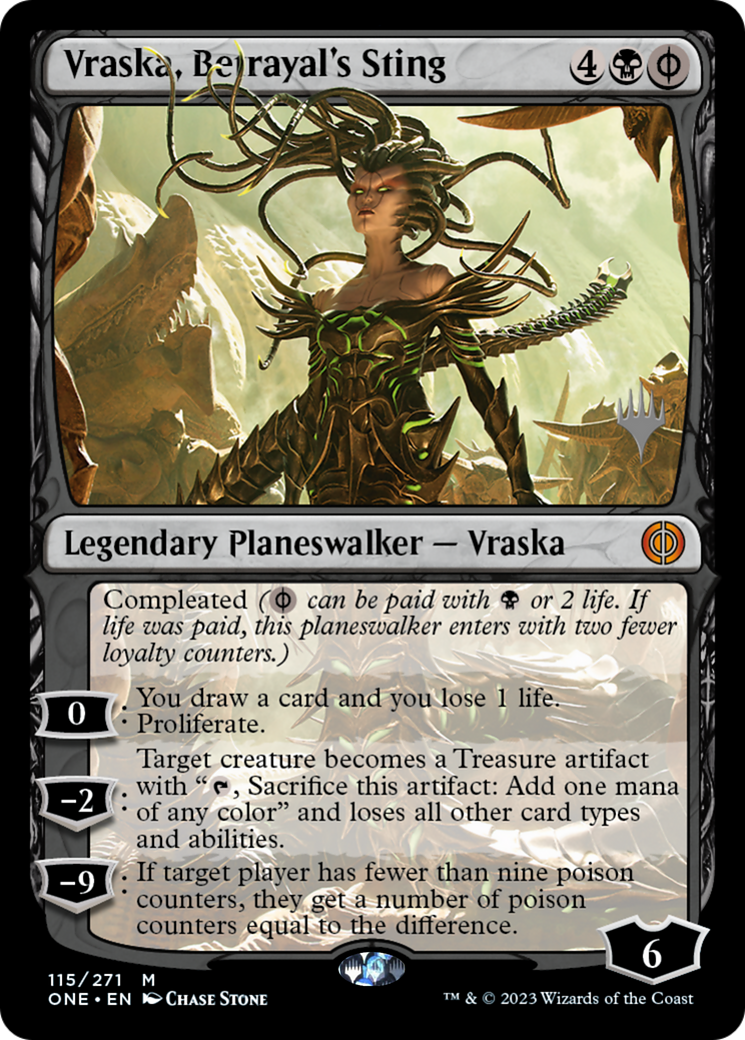 Vraska, Betrayal's Sting (Promo Pack) [Phyrexia: All Will Be One Promos] | Exor Games Truro