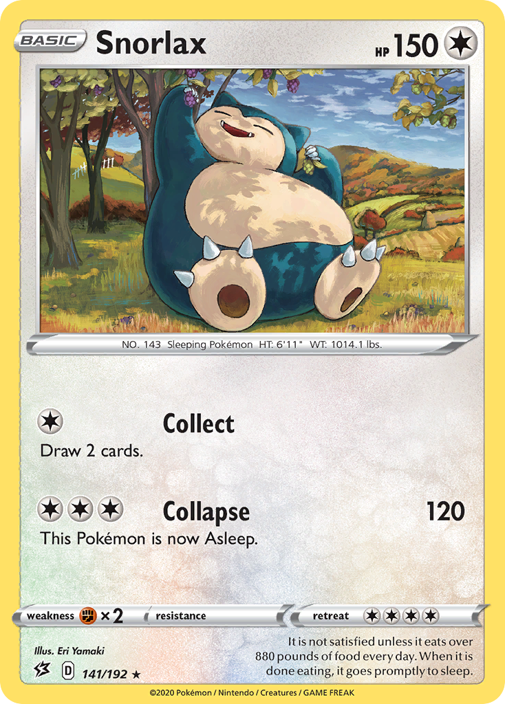 Snorlax (141/192) [Sword & Shield: Rebel Clash] | Exor Games Truro