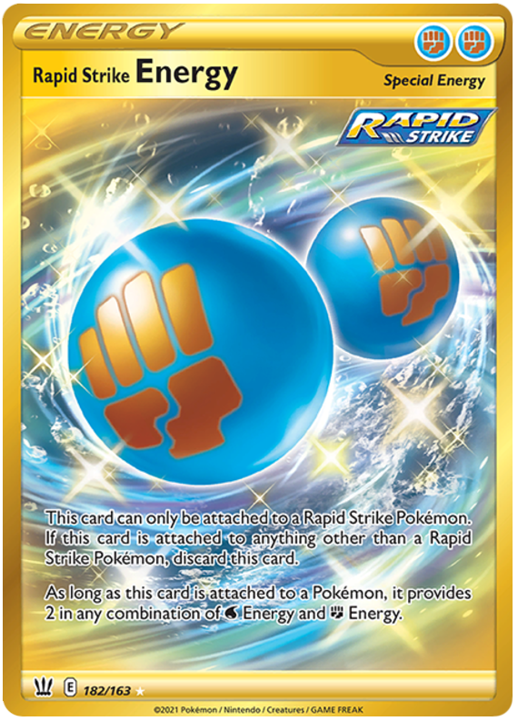 Rapid Strike Energy (182/163) [Sword & Shield: Battle Styles] | Exor Games Truro