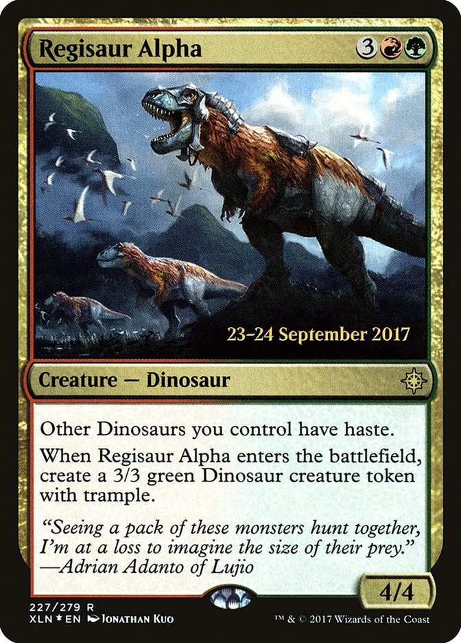 Regisaur Alpha [Ixalan Prerelease Promos] | Exor Games Truro