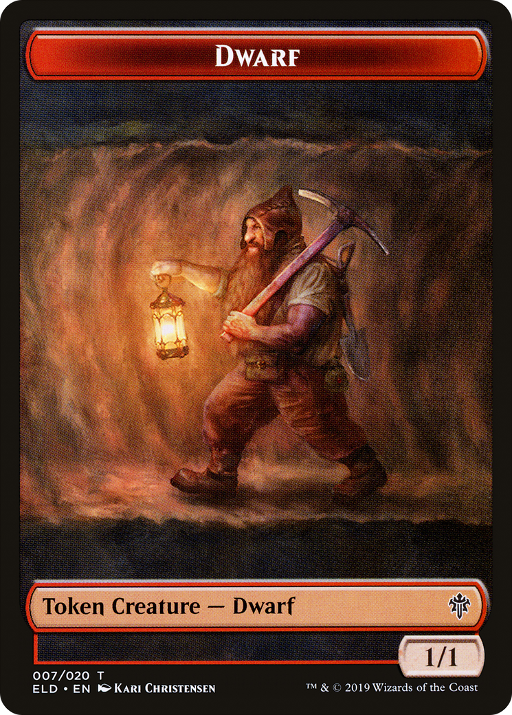 Soldier (UMA) // Dwarf (ELD) Double-Sided Token [The List] | Exor Games Truro