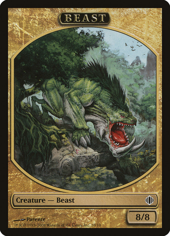 Beast Token [Shards of Alara Tokens] | Exor Games Truro