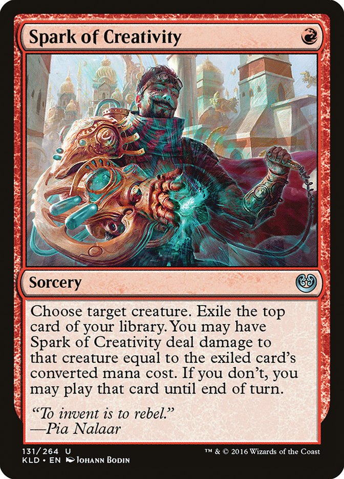 Spark of Creativity [Kaladesh] | Exor Games Truro