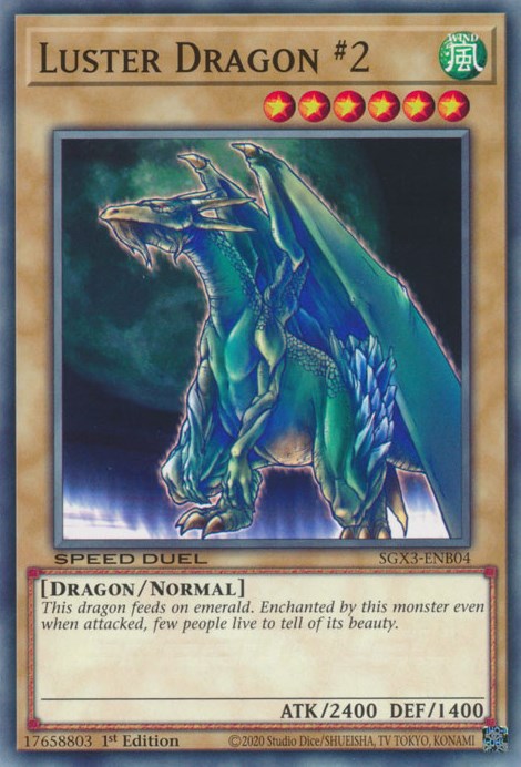 Luster Dragon #2 [SGX3-ENB04] Common | Exor Games Truro