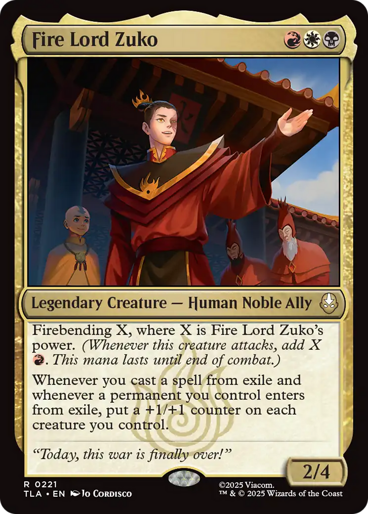 Fire Lord Zuko [Avatar: The Last Airbender] | Exor Games Truro