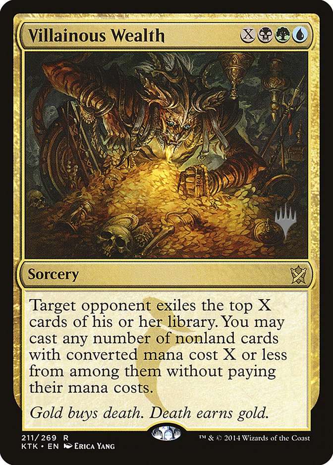 Villainous Wealth (Promo Pack) [Khans of Tarkir Promos] | Exor Games Truro