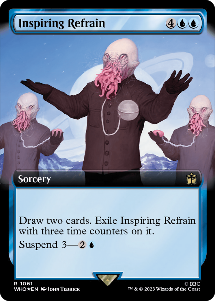 Inspiring Refrain (Extended Art) (Surge Foil) [Doctor Who] | Exor Games Truro