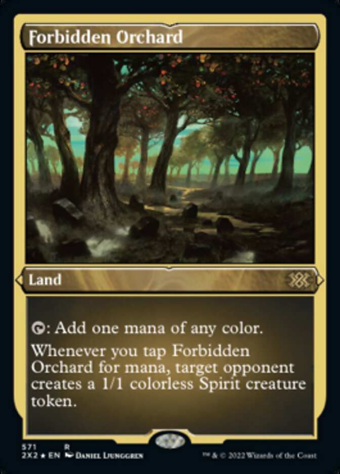 Forbidden Orchard (Foil Etched) [Double Masters 2022] | Exor Games Truro