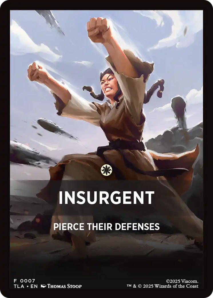 Insurgent Theme Card [Avatar: The Last Airbender Tokens] | Exor Games Truro