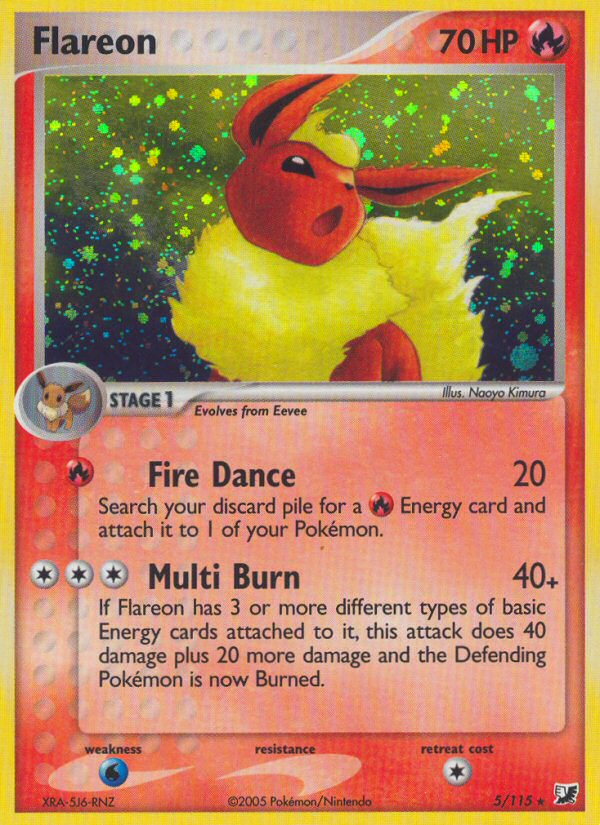 Flareon (5/115) [EX: Unseen Forces] | Exor Games Truro