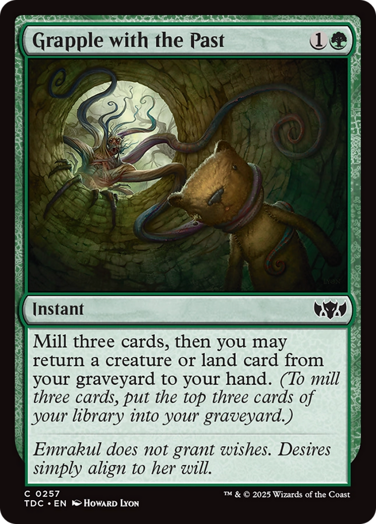 Grapple with the Past [Tarkir: Dragonstorm Commander] | Exor Games Truro
