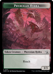 Elemental (2) // Phyrexian Hydra (11) Double-Sided Token [March of the Machine Tokens] | Exor Games Truro