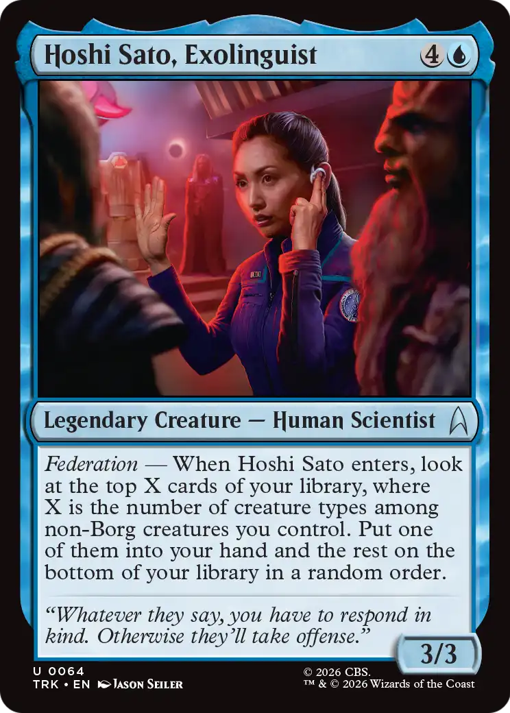 Hoshi Sato, Exolinguist [Star Trek] | Exor Games Truro
