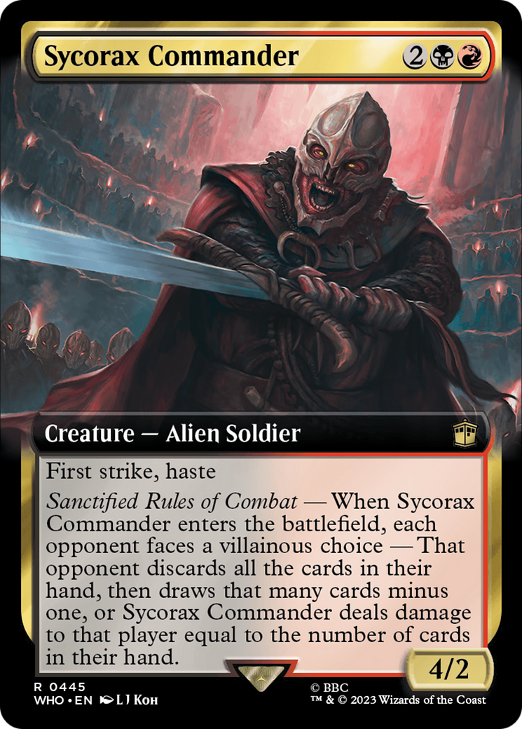 Sycorax Commander (Extended Art) [Doctor Who] | Exor Games Truro