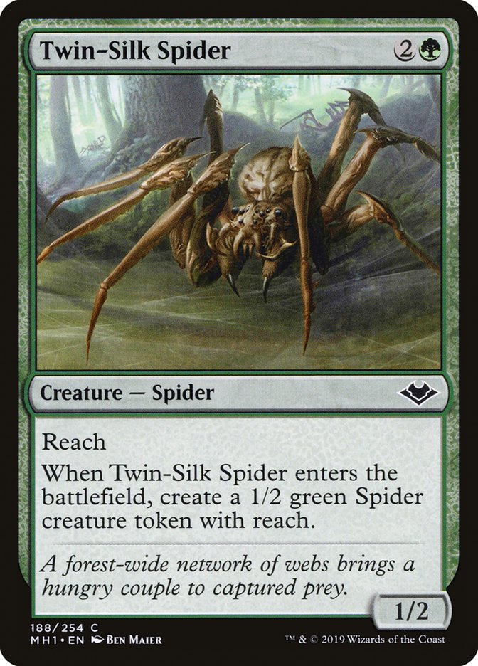 Twin-Silk Spider [Modern Horizons] | Exor Games Truro