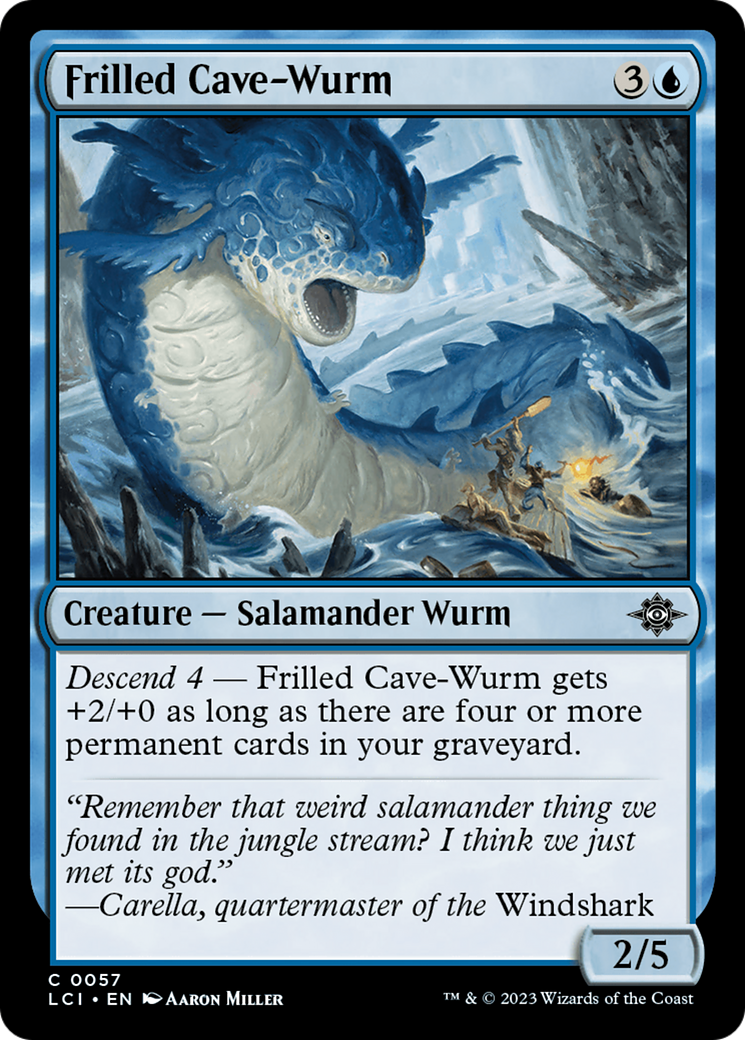 Frilled Cave-Wurm [The Lost Caverns of Ixalan] | Exor Games Truro