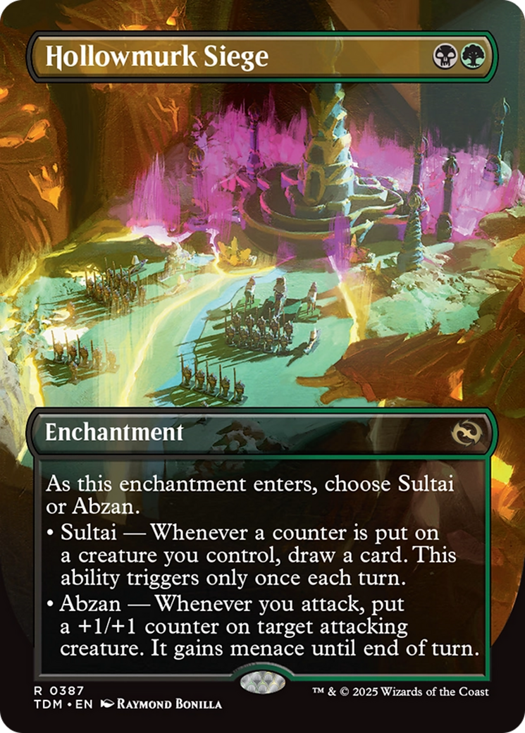 Hollowmurk Siege (Borderless) [Tarkir: Dragonstorm] | Exor Games Truro